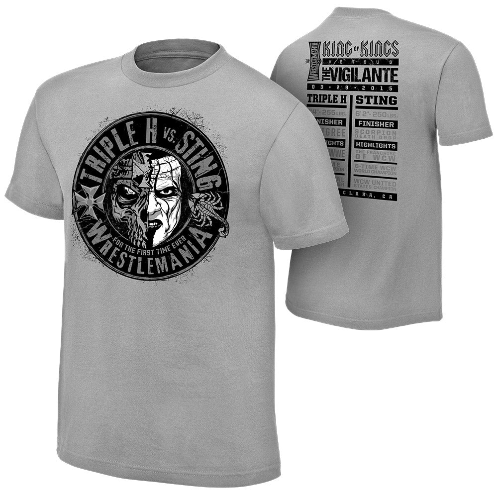WrestleMania 31 Triple H vs. Sting T-Shirt Pwcatalog