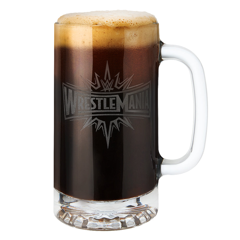 WrestleMania 33 16 oz Glass Mug Pwcatalog
