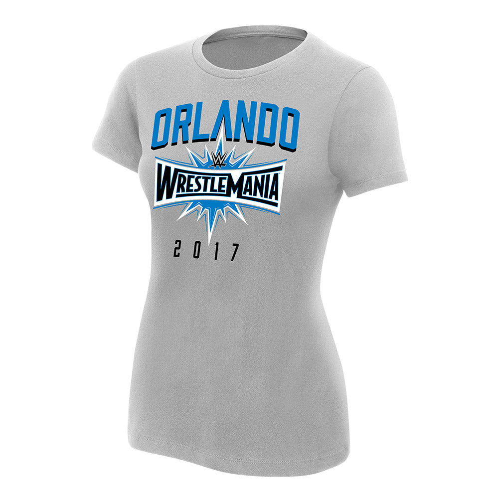 WrestleMania 33 Sport Silver Women's T-Shirt Pwcatalog