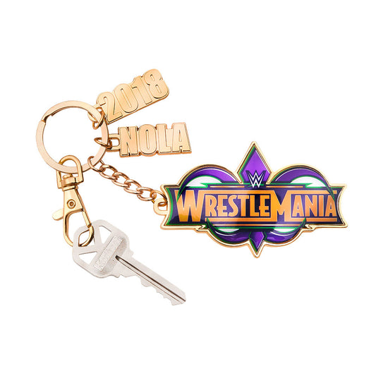 WrestleMania 34 Charm Keychain Pwcatalog