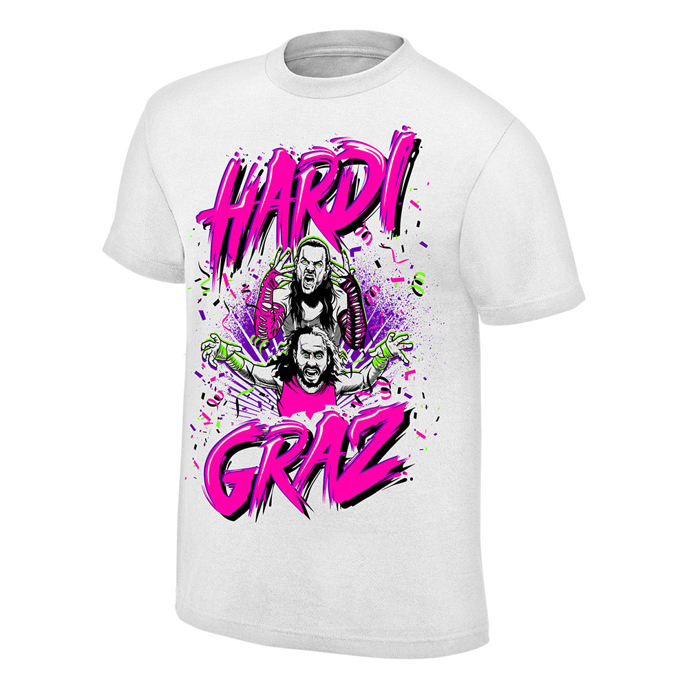 WrestleMania 34 Hardi Gras Hardy Boyz T-Shirt Pwcatalog
