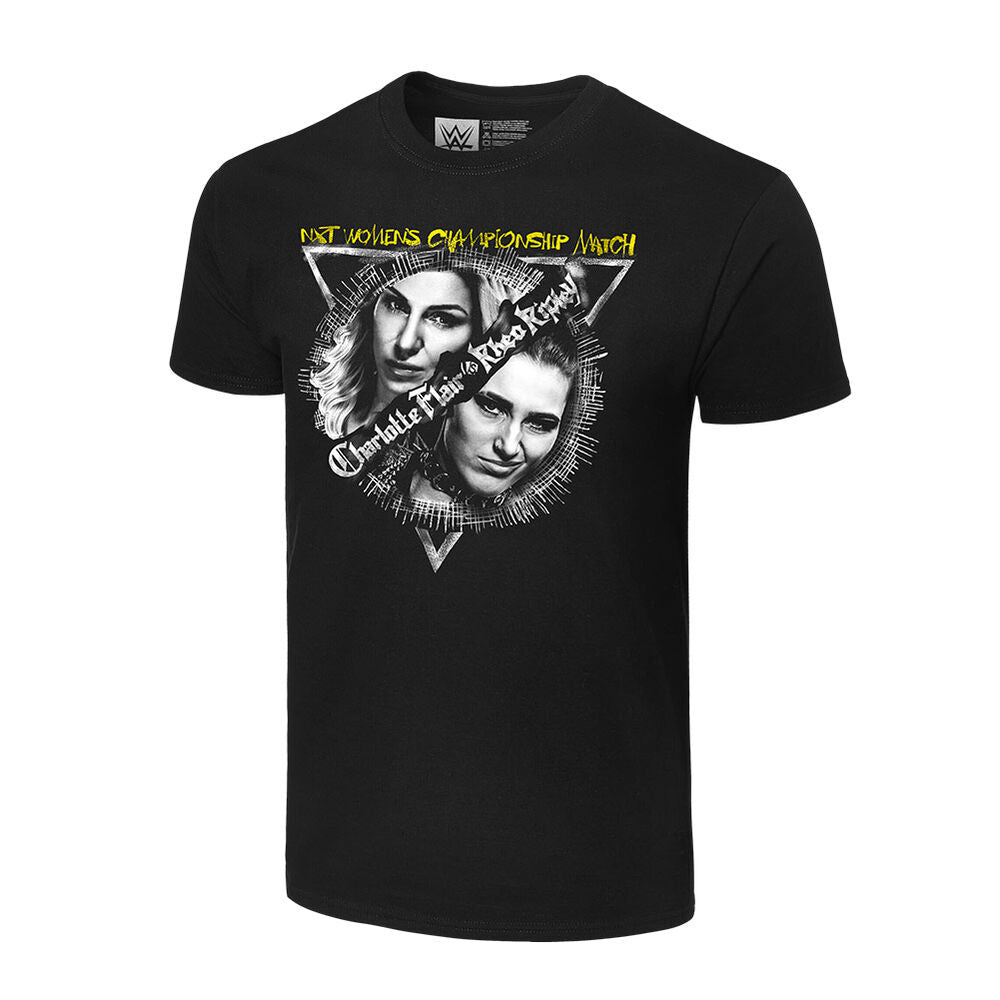 WrestleMania 36 Charlotte Flair vs Rhea Ripley Match Up T-Shirt Pwcatalog