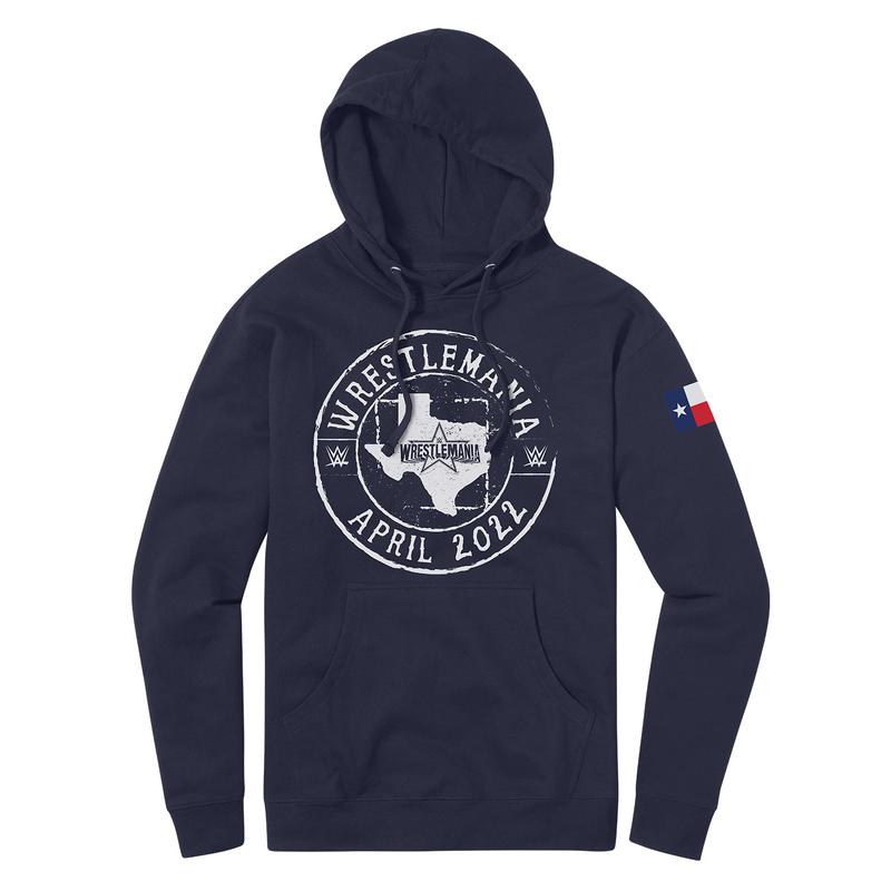 WrestleMania 38 Bigger In Texas Pullover Hoodie Sweatshirt