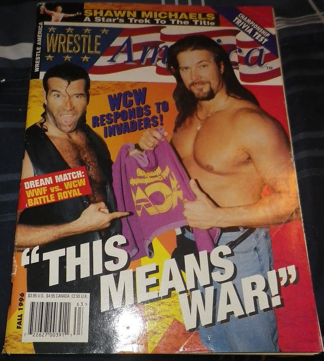 Wrestle America Fall 1996 Magazine PWcatalog