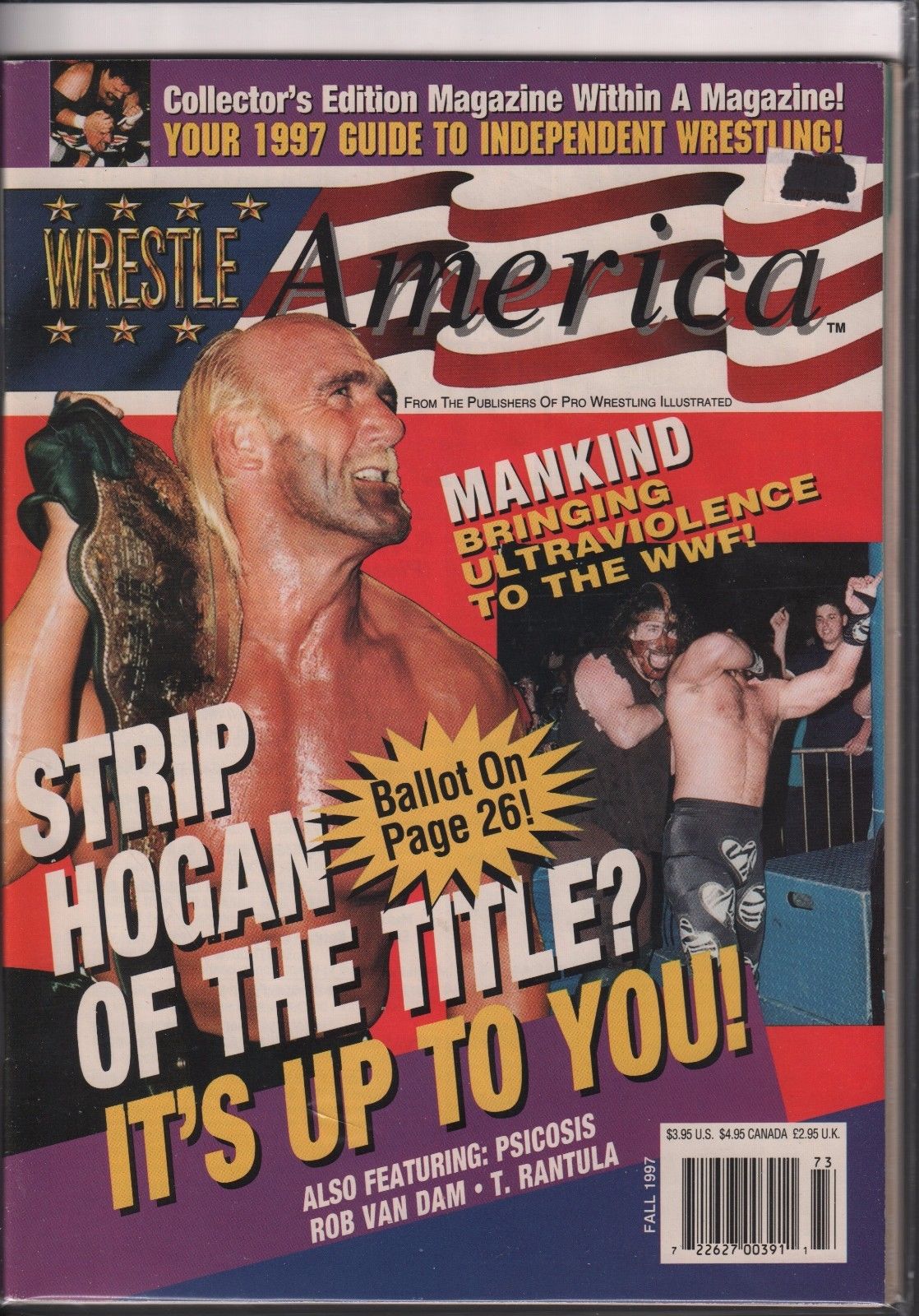 Wrestle America Fall 1997 Magazine PWcatalog