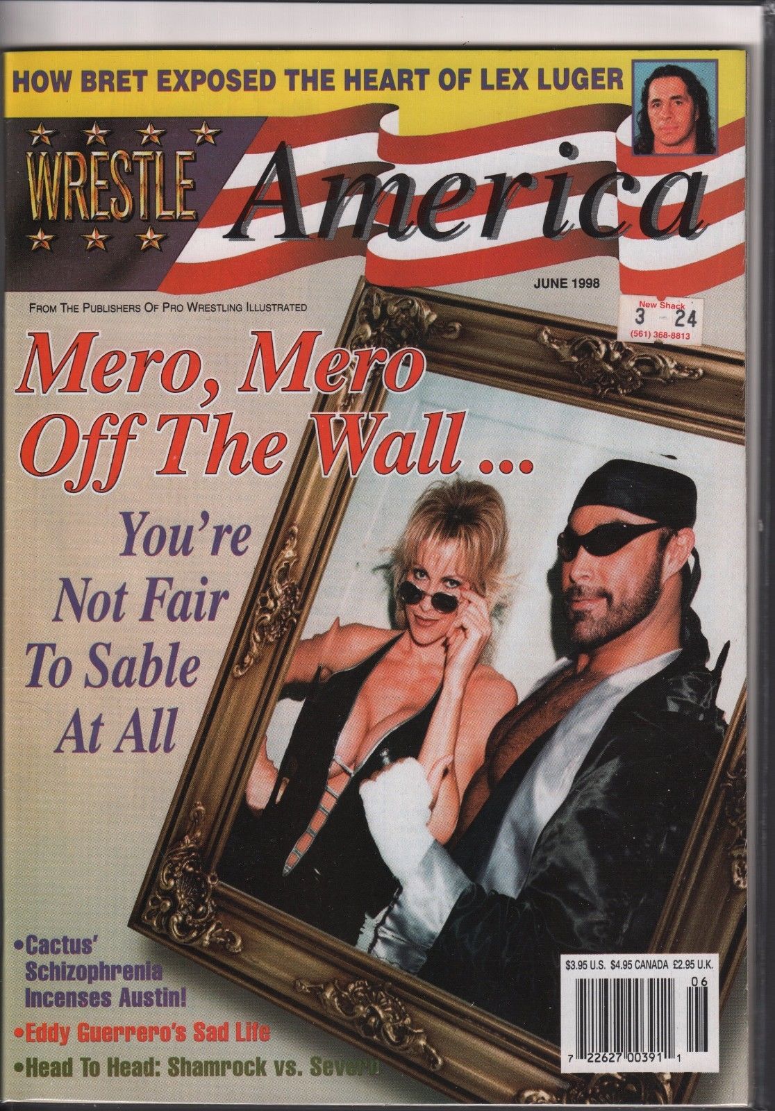 Wrestle America June 1998 Magazine PWcatalog