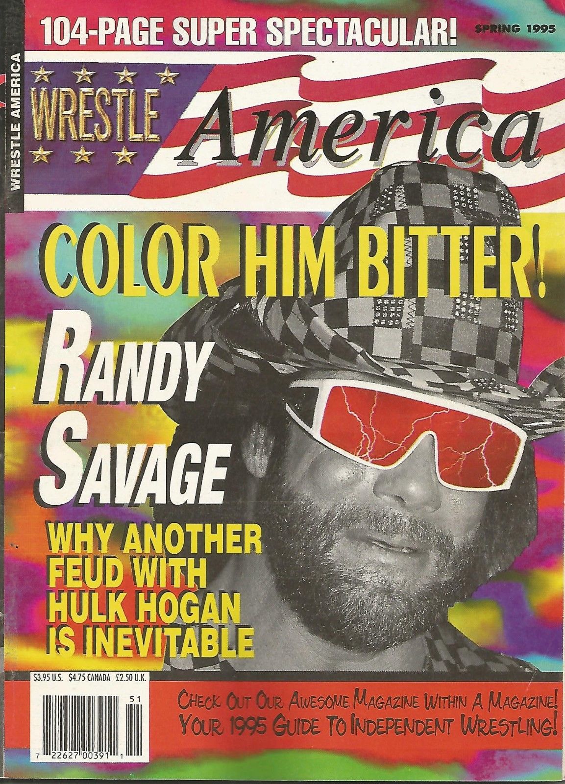 Wrestle America Spring 1995 Magazine PWcatalog