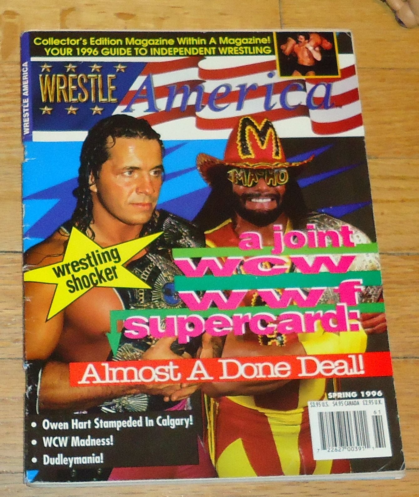 Wrestle America Spring 1996 Magazine PWcatalog