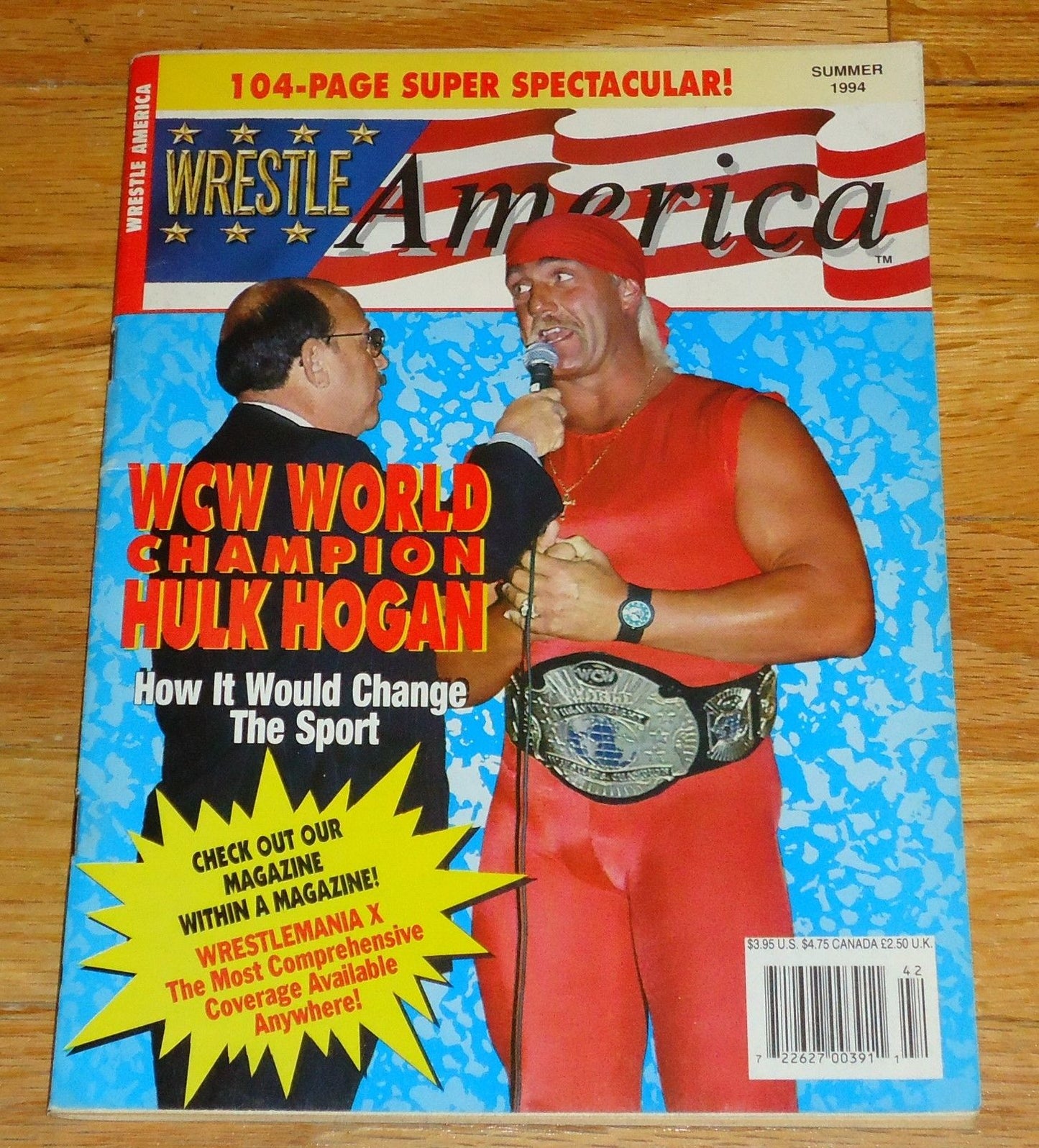 Wrestle America Summer 1994 Magazine PWcatalog