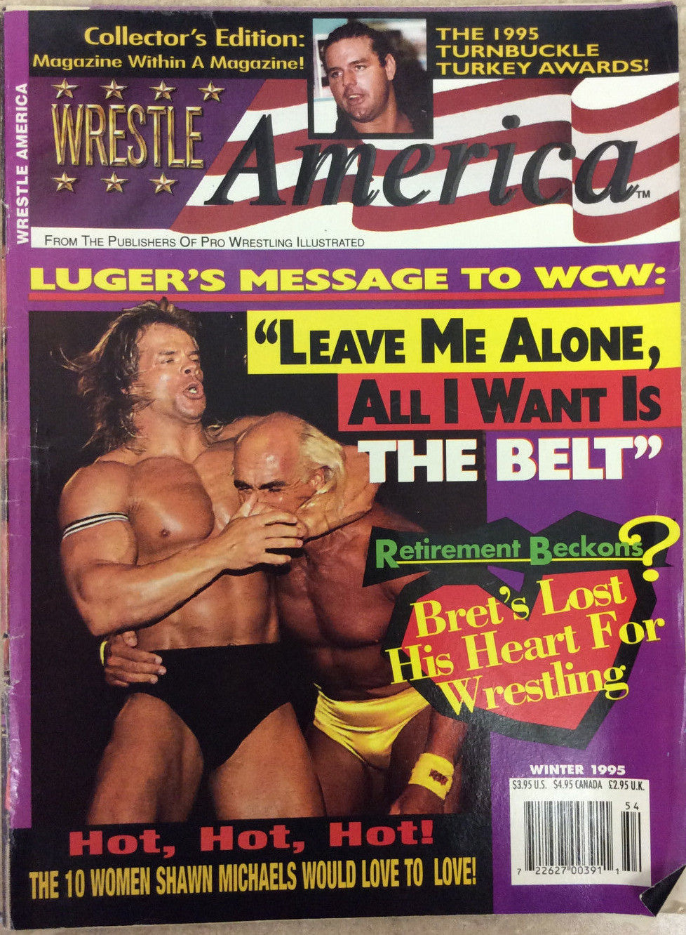 Wrestle America Winter 1995 Magazine PWcatalog