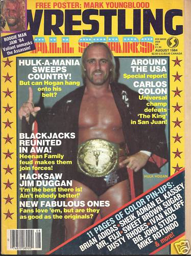 Wrestling All Stars August 1984 Magazine PWcatalog