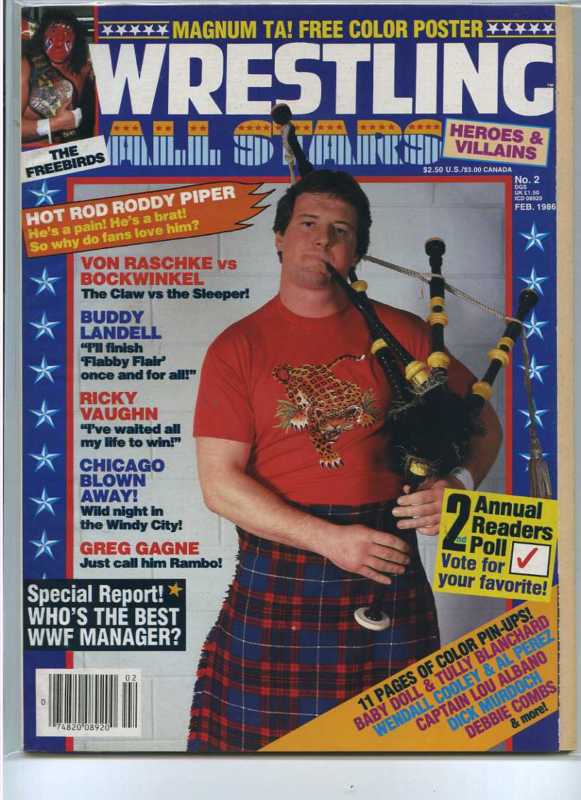 Wrestling All Stars February 1986 Magazine PWcatalog