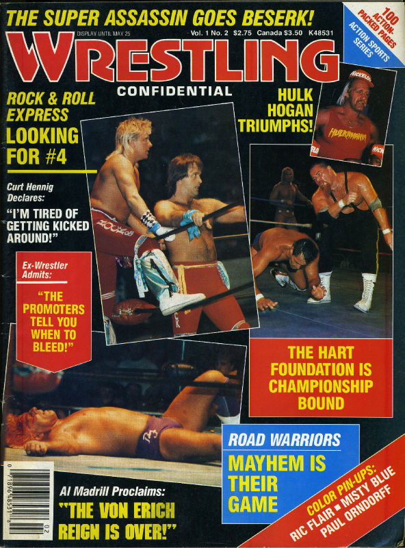 Wrestling Confidential 1987 Magazine PWcatalog
