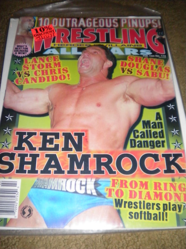 Wrestling Heroes & villians February 1999 Magazine PWcatalog