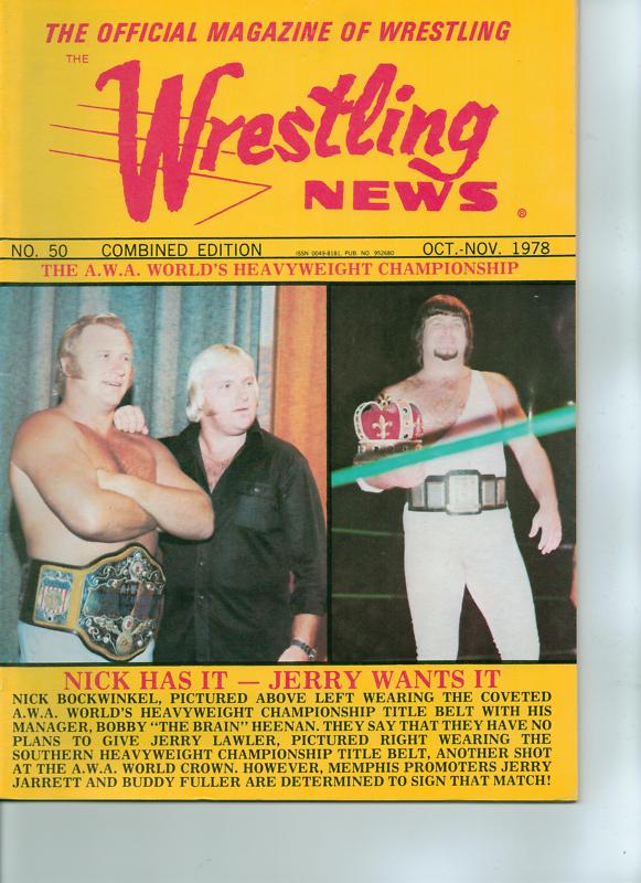 Wrestling News October 1978 Magazine PWcatalog