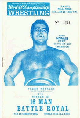 Wrestling Program 1973-01-13 philli arena Magazine PWcatalog