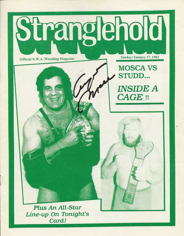 NWA Wrestling Program 1982-01-17 Magazine PWcatalog