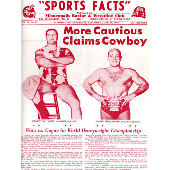 Wrestling Program Magazine PWcatalog