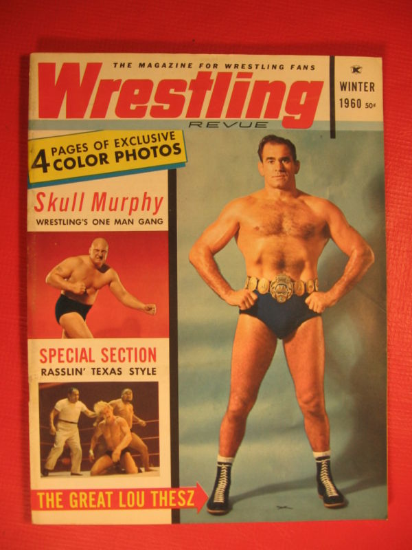 Wrestling Revue 1960 Magazine PWcatalog