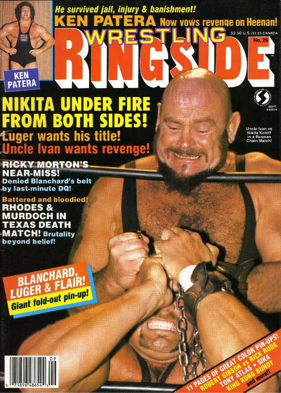 Wrestling Ringside September 1987 Magazine PWcatalog