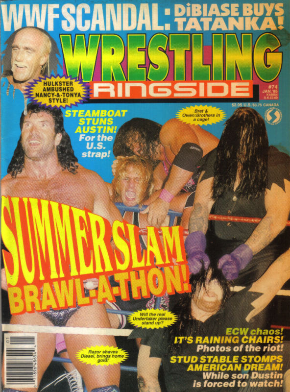 Wrestling Ringside January 1995 Magazine PWcatalog