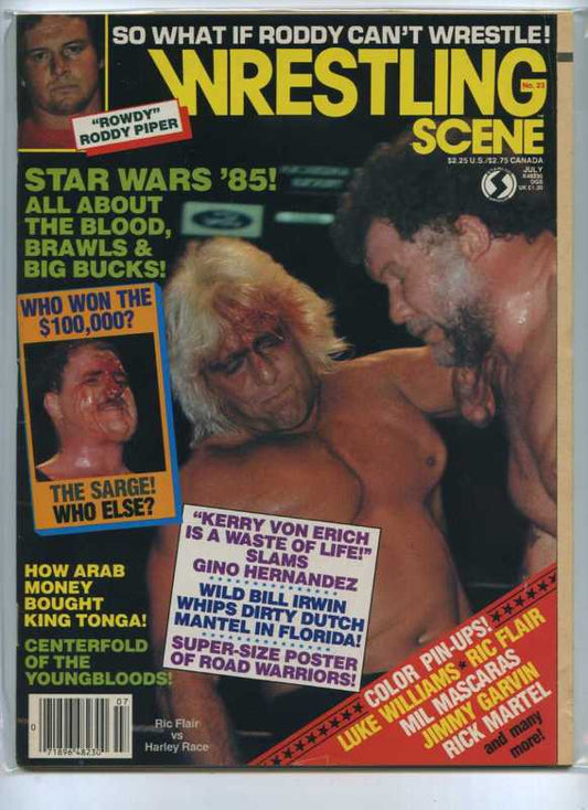 Wrestling Scene July 1985 Magazine PWcatalog
