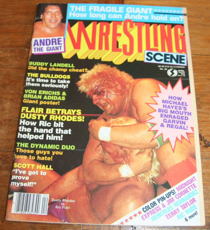Wrestling Scene April 1986 Magazine PWcatalog