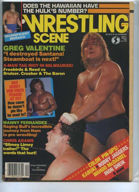 Wrestling Scene September 1986 Magazine PWcatalog