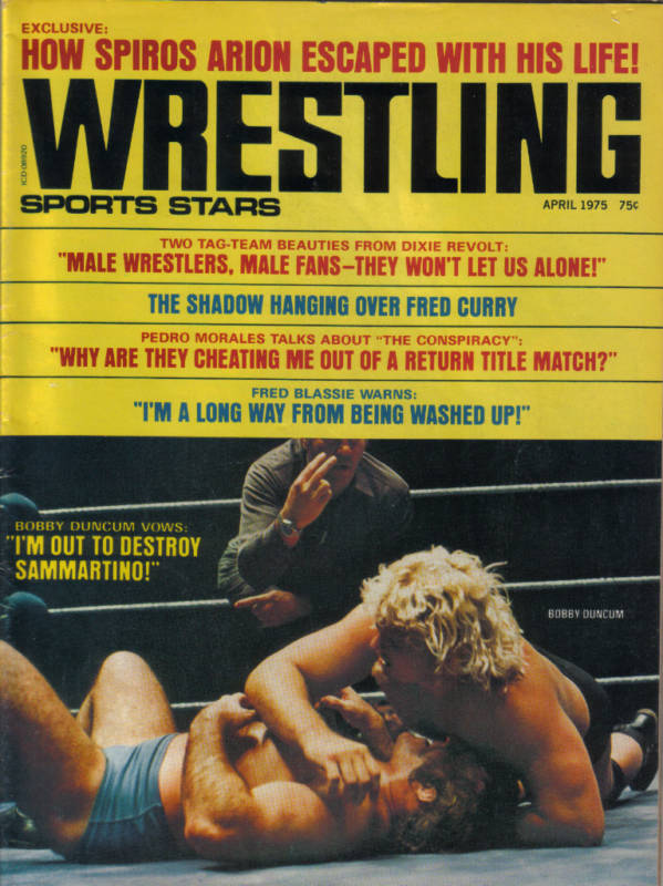 Wrestling Sports Stars April 1975 Magazine PWcatalog