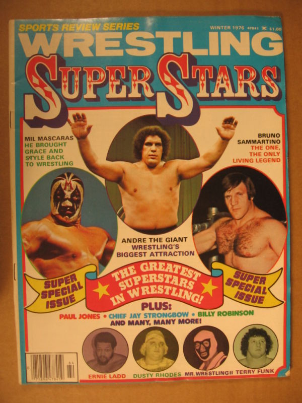 Wrestling Superstars 1976 Magazine PWcatalog