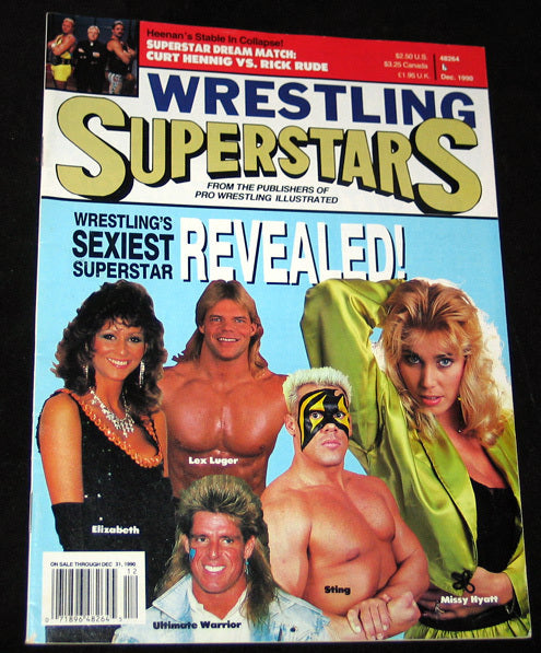 Wrestling Superstars December 1990 Magazine PWcatalog
