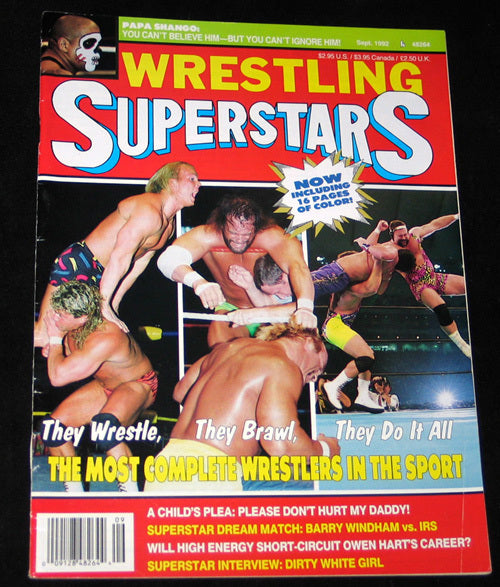 Wrestling Superstars September 1991 Magazine PWcatalog