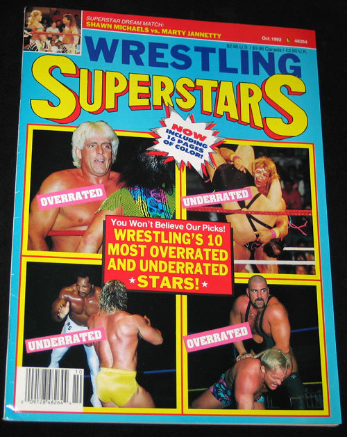 Wrestling Superstars October 1992 Magazine PWcatalog