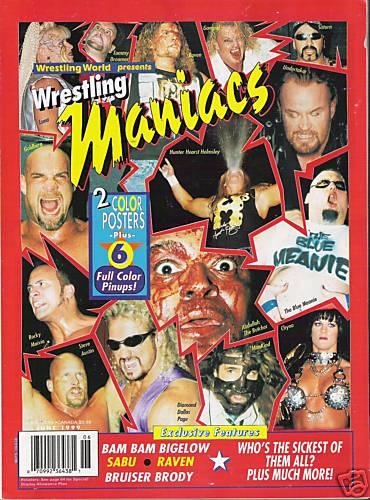 Wrestling World Maniacs June 1999 Magazine PWcatalog