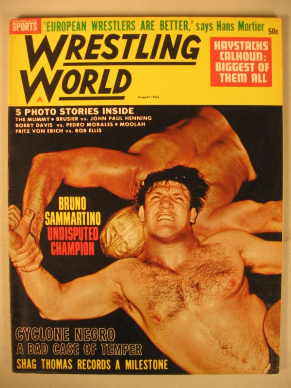 Wrestling World August 1964 Magazine PWcatalog