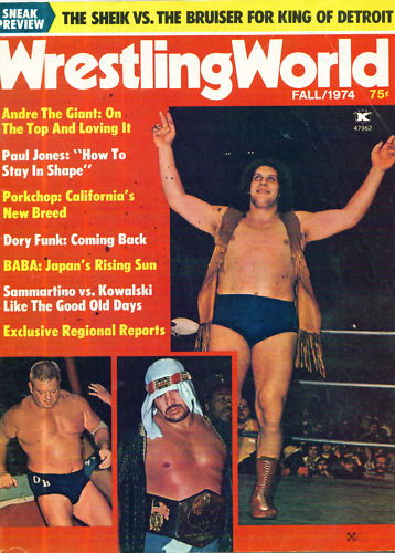 Wrestling World 1974 Magazine PWcatalog