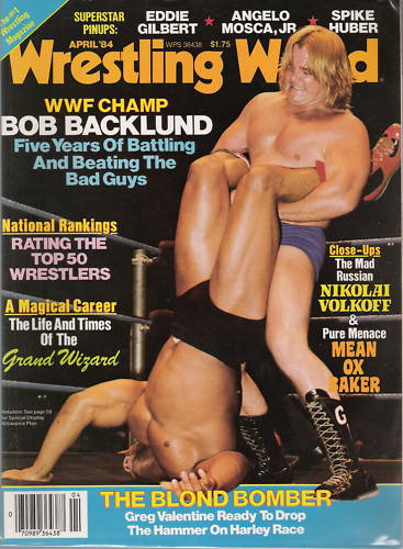 Wrestling World April 1984 Magazine PWcatalog