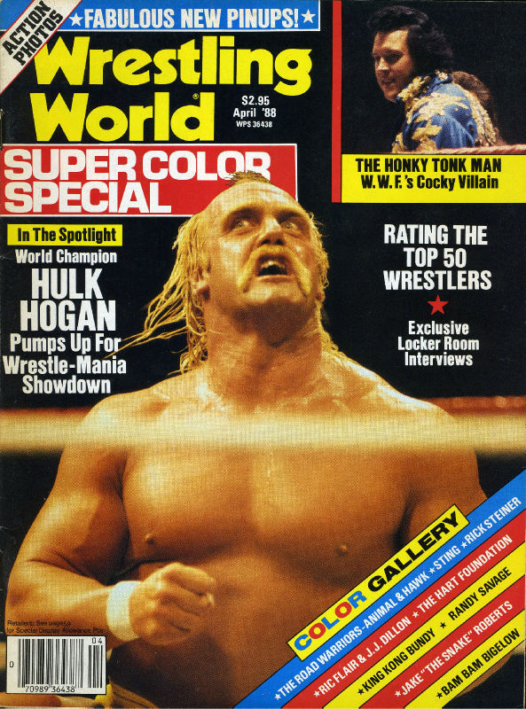 Wrestling World April 1988 Magazine PWcatalog