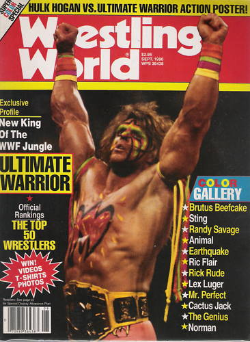 Wrestling World September 1990 Magazine PWcatalog