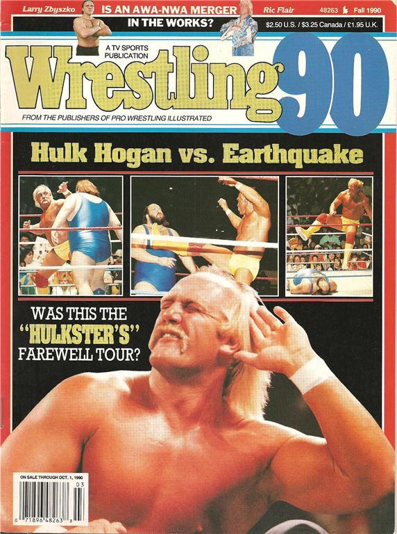 Wrestling fall 1990 Magazine PWcatalog