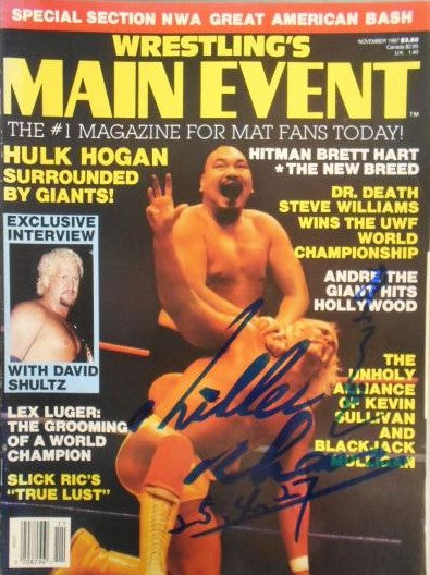 Wrestling's Main Event November 1987 Magazine PWcatalog