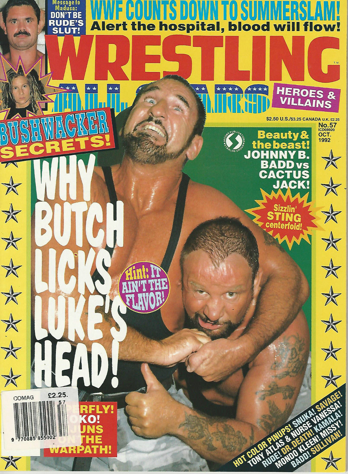 Wrestling All Stars October 1992 Magazine PWcatalog