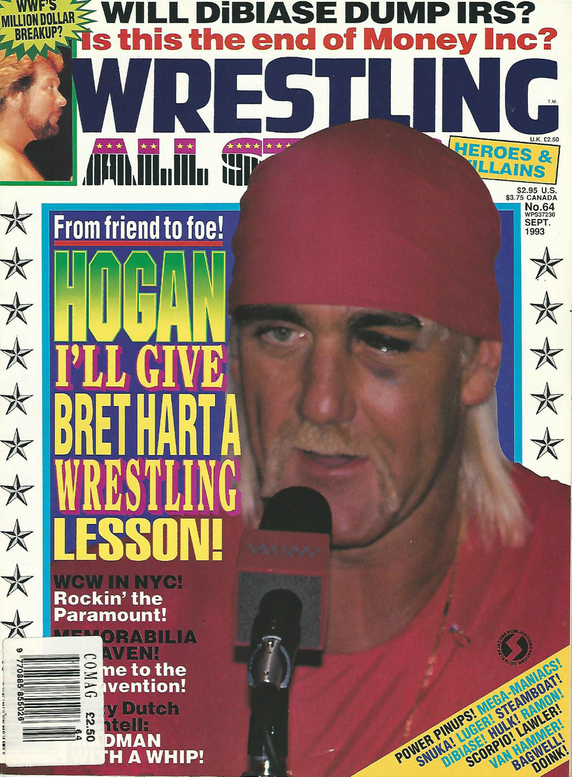 Wrestling All Stars September 1993 Magazine PWcatalog