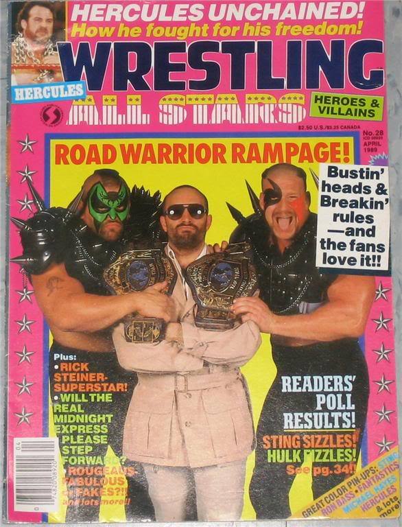 Wrestling All Stars April 1989 Magazine PWcatalog