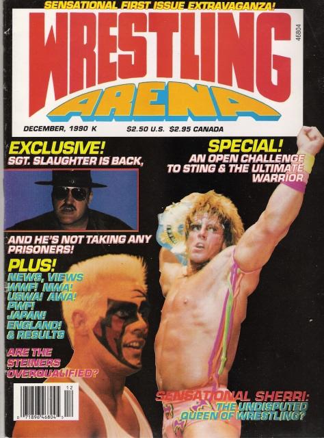 Wrestling Arena December 1990 Magazine PWcatalog