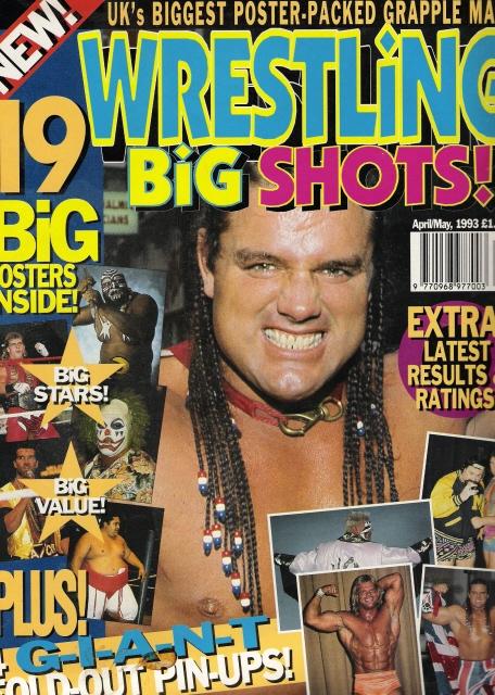 Wrestling Big Shots April/May 1993 Magazine PWcatalog