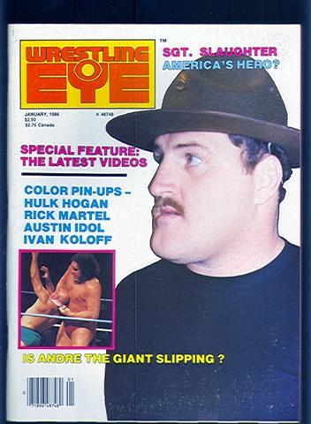 Wrestling Eye January 1986 Magazine PWcatalog