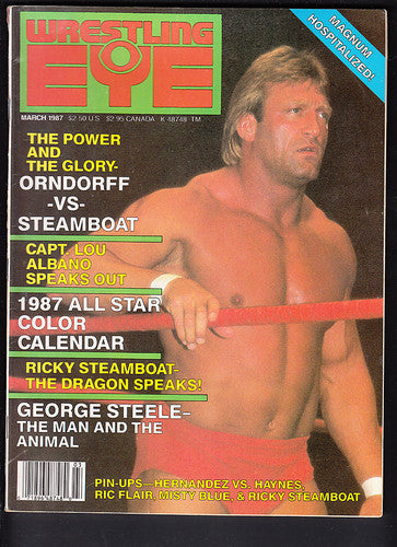 Wrestling Eye March 1987 Magazine PWcatalog