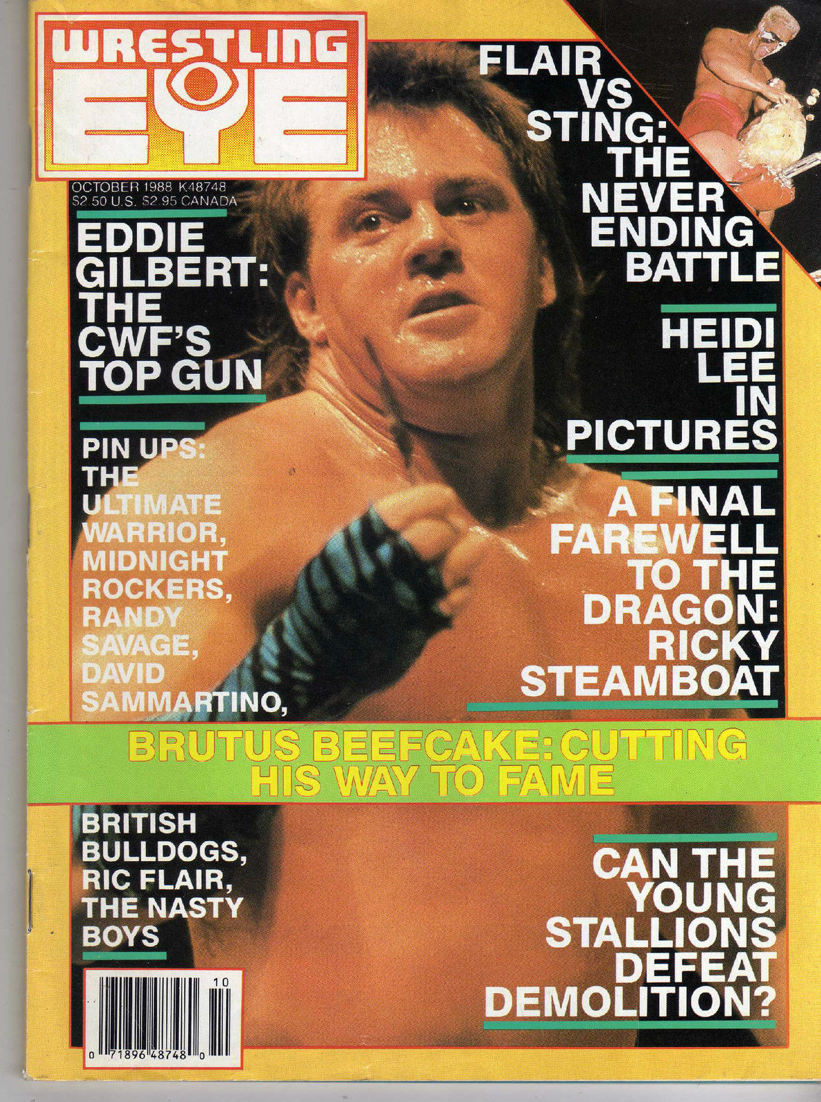 Wrestling Eye October 1988 Magazine PWcatalog
