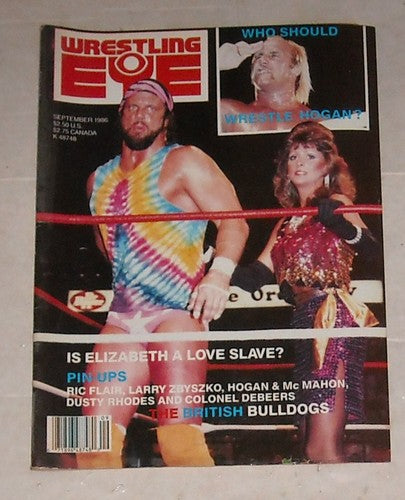 Wrestling Eye September 1986 Magazine PWcatalog